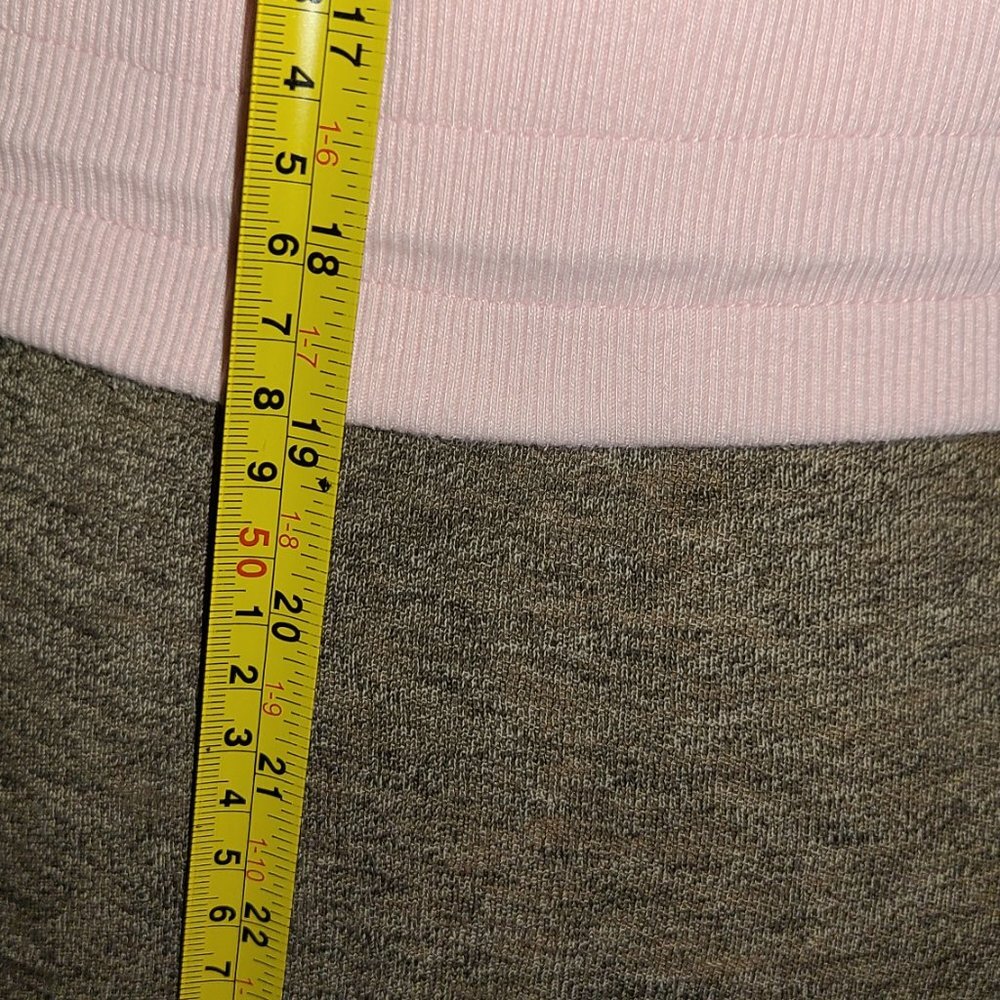 Flirtitude Women's Sweatshirt Relaxed Crop Mock Super Soft Pink Lg Jewelry Free - Picture 10 of 12